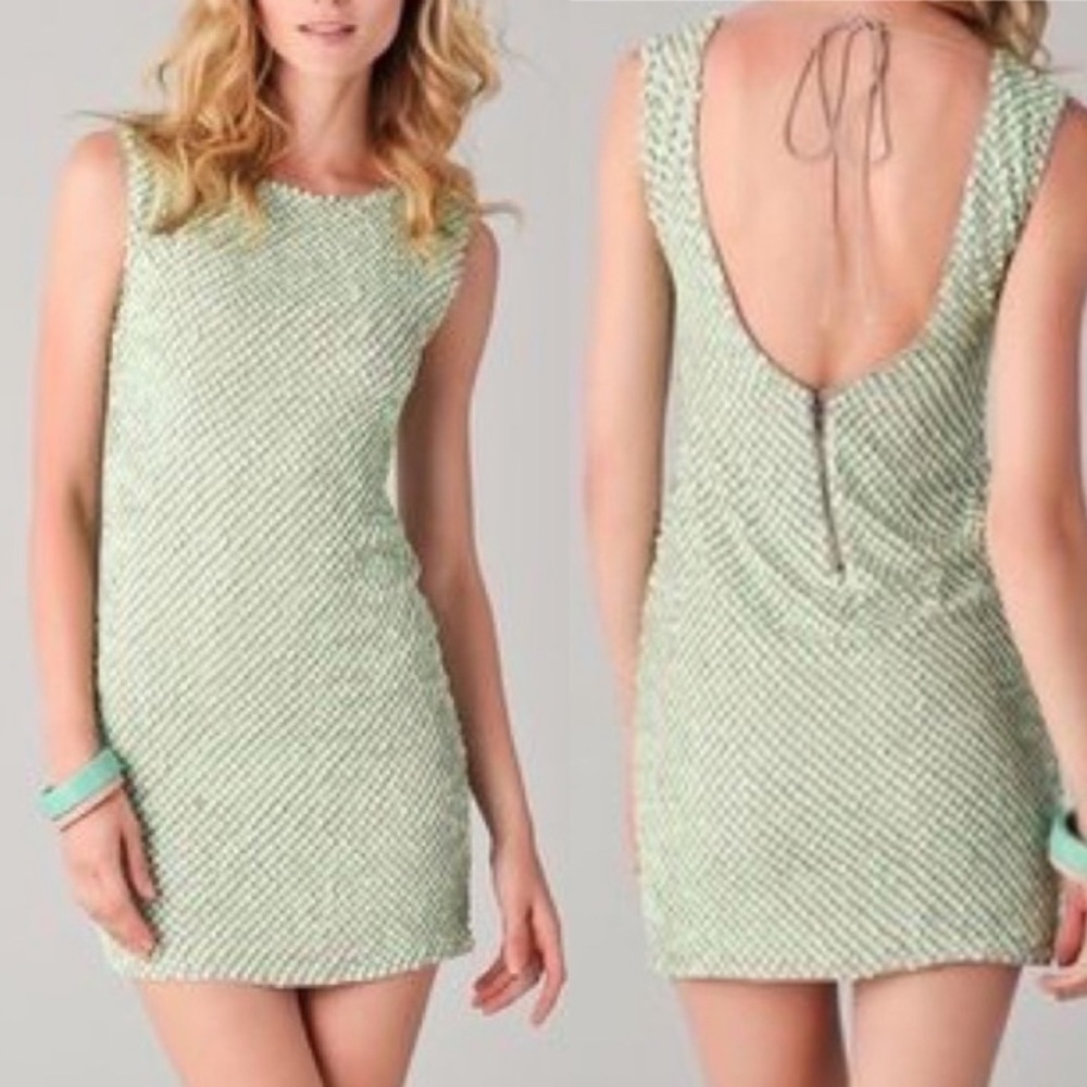 Alice & Olivia Dusty Rose Sequin Dress - Picture 2 of 13